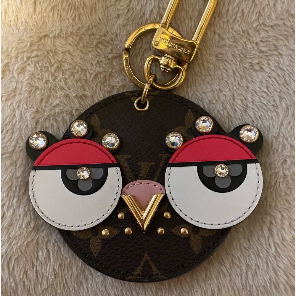Limited edition:  New Louis Vuitton Owl Keychain Bag Charm with box and … - Picture 4 of 14